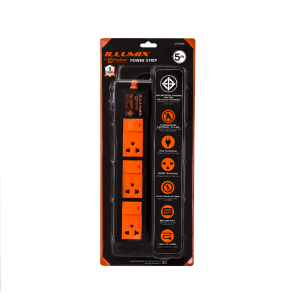 ปลั๊กไฟ ตราช้าง Illumix รุ่น 3305T 3 ช่อง 3 สวิตซ์ 5 เมตร