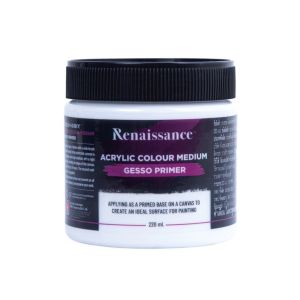 สื่อผสมสีอะคริลิค Gesso Primer เรนาซองซ์ 220มล.