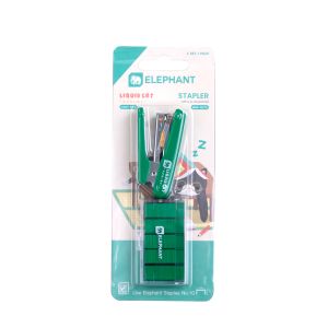 ชุดเครื่องเย็บพร้อมลวด ตราช้าง Mini-10/Y2 สีเขียว