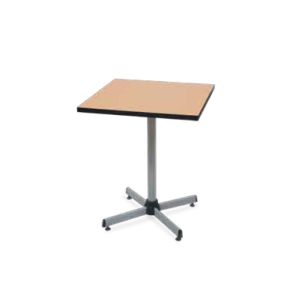 ชุดโต๊ะอาหารหน้าเหลี่ยมลายไม้ ขาแชมเปญชุบโครเมี่ยม โตไก TRP-6060