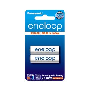 ถ่านชาร์จ Panasonic eneloop ขนาด AA (แพ็ค/2ก้อน)