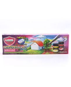 สีอะคริลิค Master Art ชุดจิตรกรน้อย 6 สี