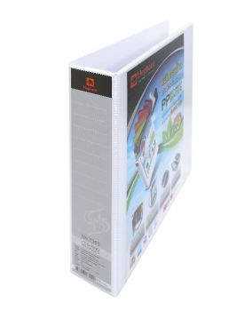 แฟ้ม 3 ห่วง ตราช้าง ปก PP TEARSEAL รุ่น 7360 ขนาด A4 สีขาว 