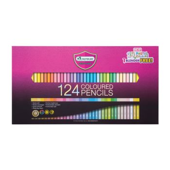 สีไม้ Master Art แท่งยาว 124 สี
