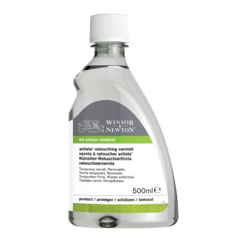 สื่อผสมสีน้ำมัน Retouching Varnish Winsor & Newton 500มล. #3049736